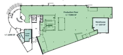 1601 9th Ave SE, Calgary, AB for lease Floor Plan- Image 1 of 1