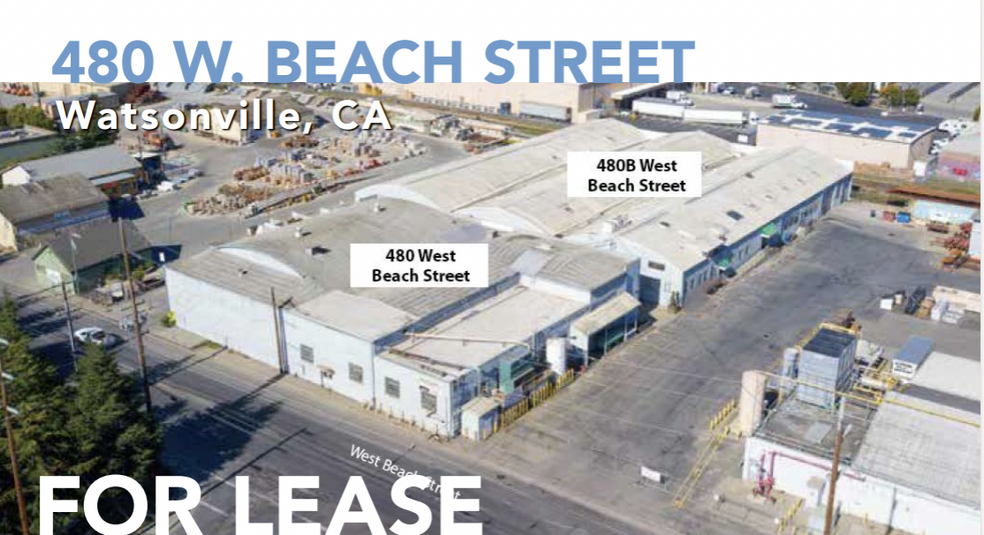 480 W Beach St, Watsonville, CA for lease - Building Photo - Image 1 of 8