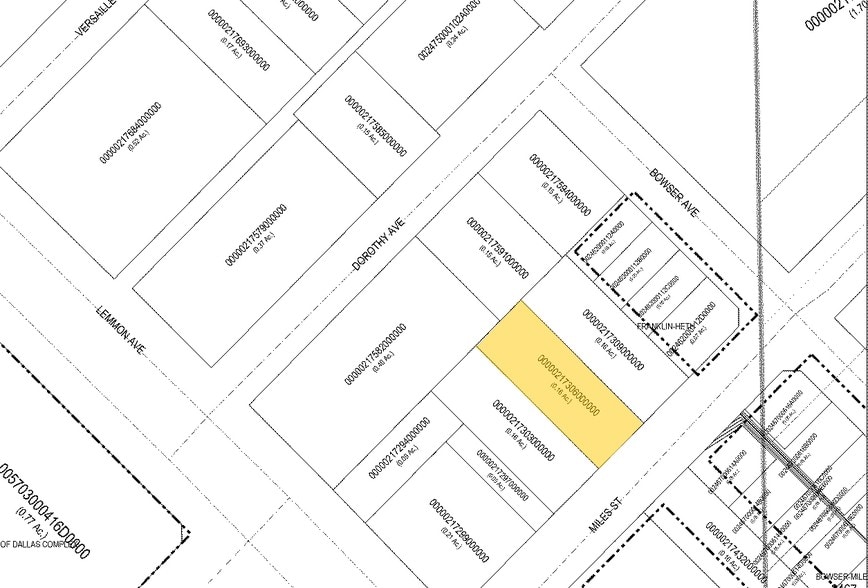 3519 Miles St, Dallas, TX for sale - Plat Map - Image 2 of 29