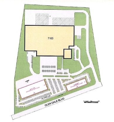 7100 Holladay Tyler Rd, Glenn Dale, MD for lease - Site Plan - Image 3 of 3