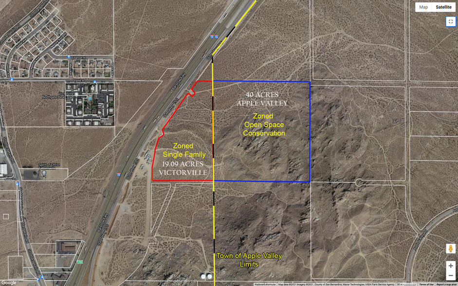 Stoddard Wells Rd. East, Victorville, CA for sale - Primary Photo - Image 1 of 1