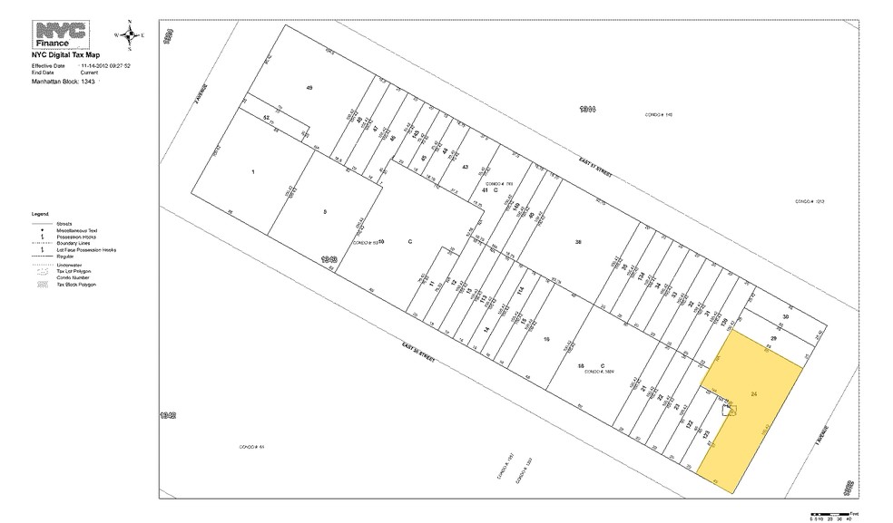 361 E 50th St, New York, NY for lease - Plat Map - Image 2 of 7