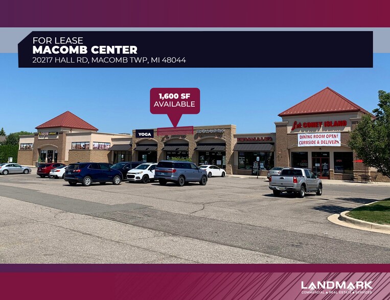 20201-20257 Hall Rd, Macomb, MI for sale - Building Photo - Image 1 of 1