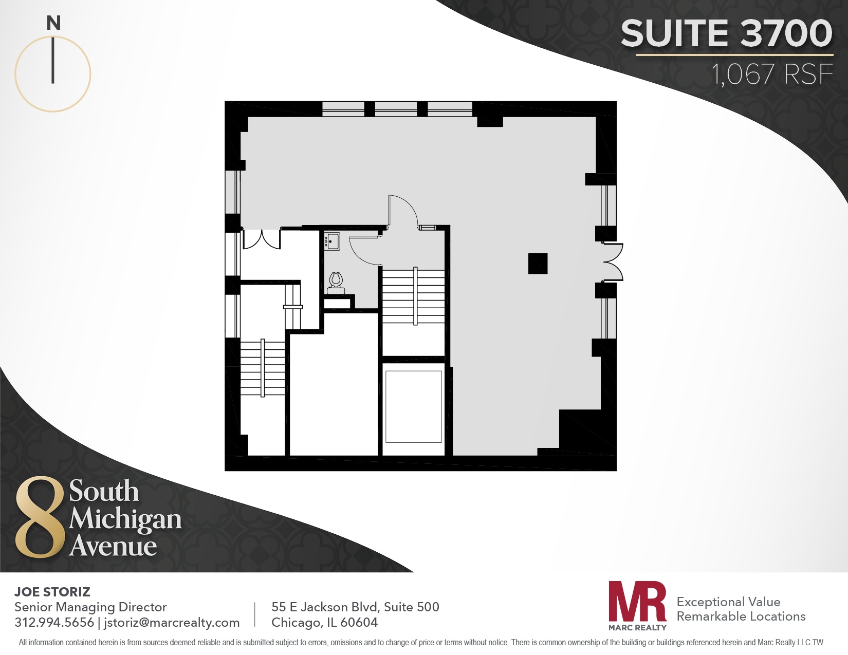 8 S Michigan Ave, Chicago, IL for lease Floor Plan- Image 1 of 7