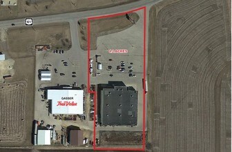 1625 US Highway 61 N, Lancaster, WI - AERIAL  map view