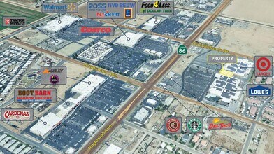 2101 N Imperial Ave, El Centro, CA - AERIAL  map view - Image1