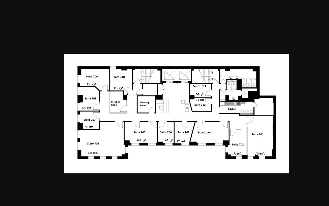 350 Bay St, Toronto, ON for lease Floor Plan- Image 1 of 1