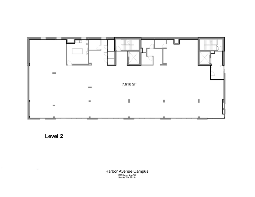 1307 Harbor Ave SW, Seattle, WA for lease Floor Plan- Image 1 of 1