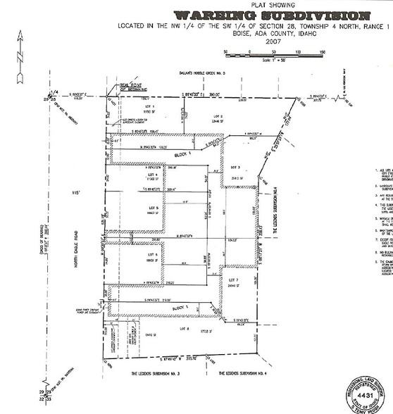 5536 N Eagle Rd, Boise, ID for sale - Plat Map - Image 2 of 3