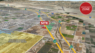 54th Ave & Hwy 111, Coachella, CA - AERIAL  map view - Image1