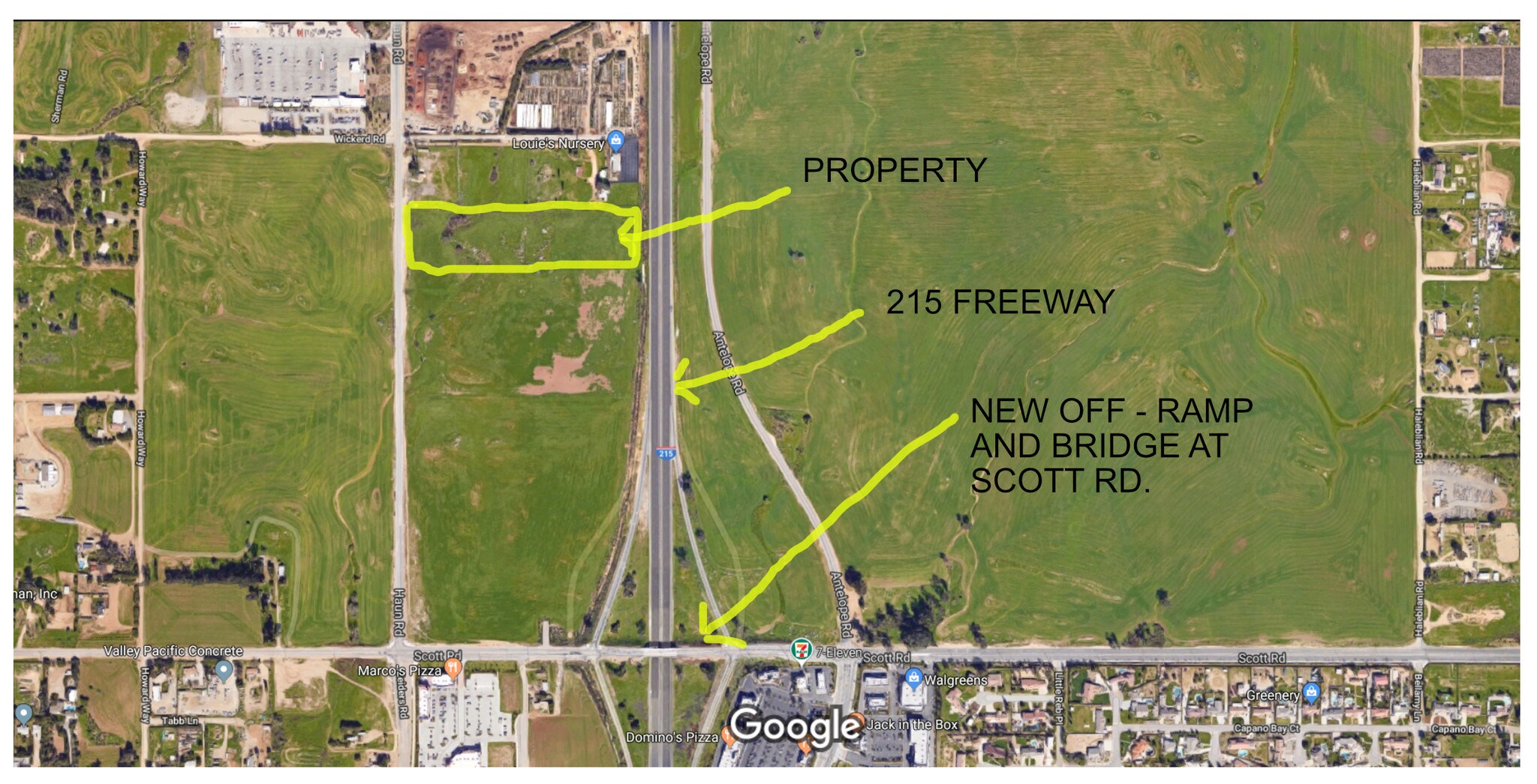 Haun Rd, Menifee, CA for sale Aerial- Image 1 of 1