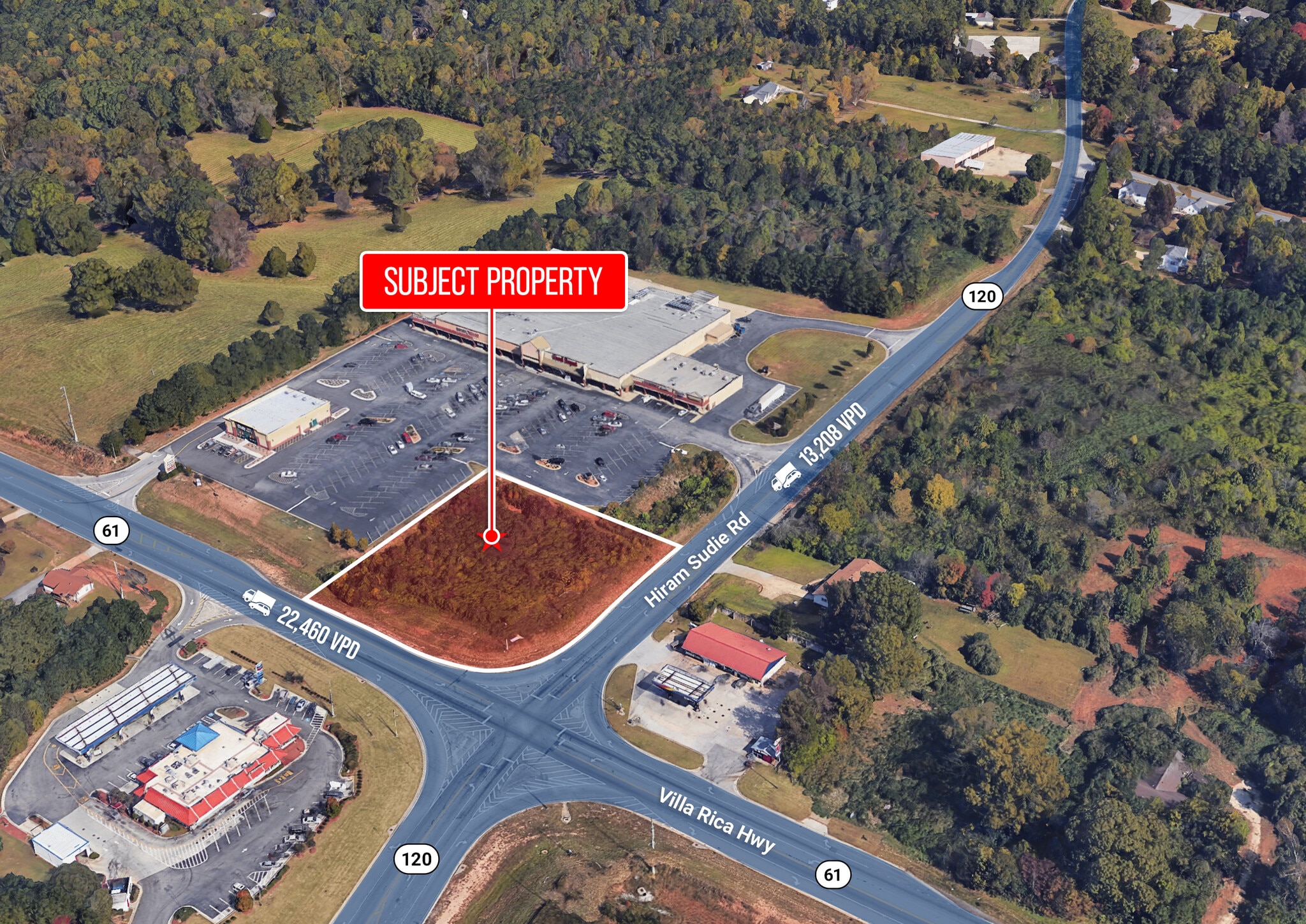 Villa Rica Hwy. Hwy, Dallas, GA for lease Primary Photo- Image 1 of 5