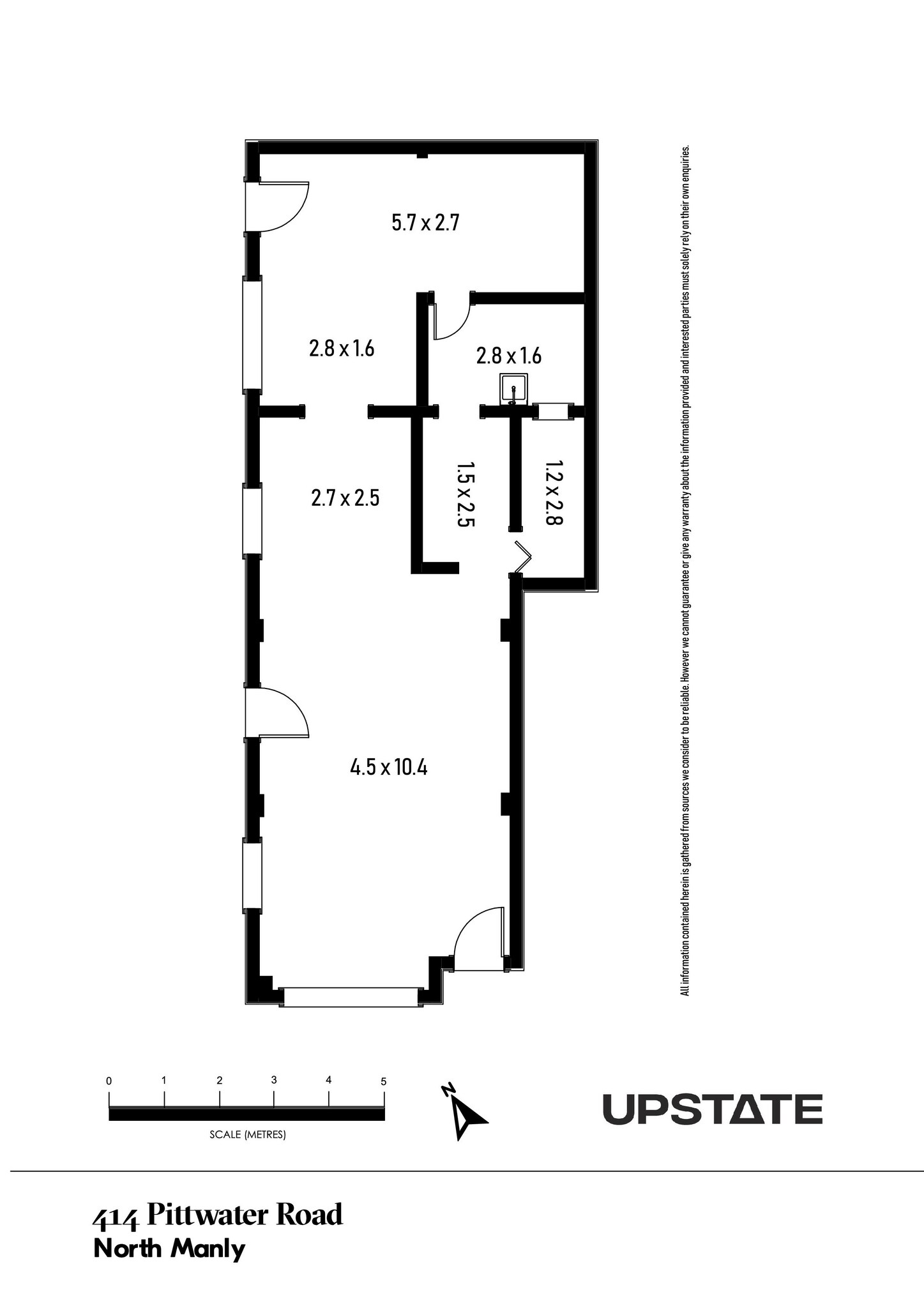 412-414 Pittwater Rd, North Manly for lease Floor Plan- Image 1 of 5
