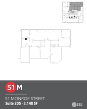 51 Monroe St, Rockville, MD for lease Floor Plan- Image 1 of 2