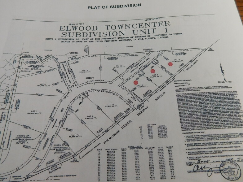LOT 5,6 & 7 LINCOLN WAY DR., Elwood, IL for sale - Plat Map - Image 2 of 10