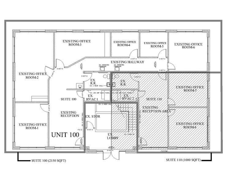 3331 N Berkeley Lake Rd NW, Berkeley Lake, GA for lease - Floor Plan - Image 2 of 17