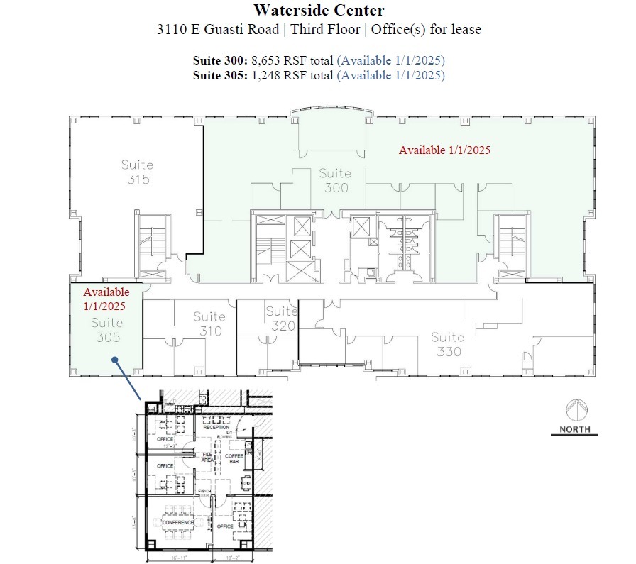 3110 E Guasti Rd, Ontario, CA for lease Floor Plan- Image 1 of 1