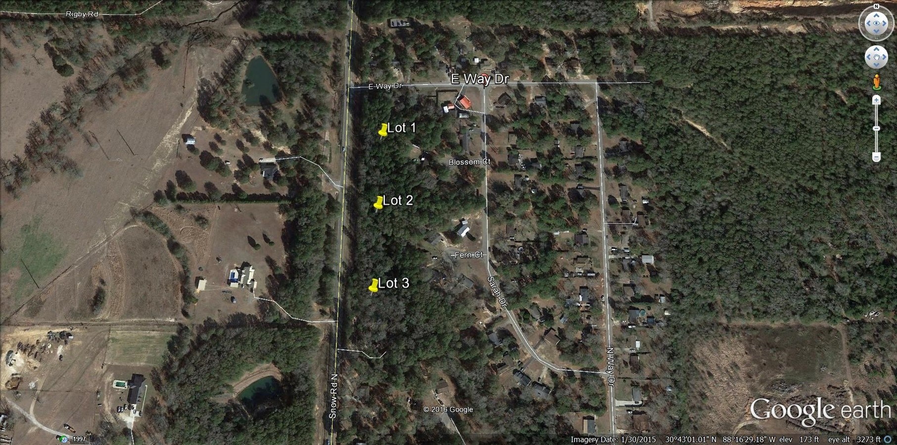 Snow Rd & E Way Dr, Mobile, AL 36608