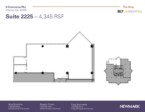 6 Concourse Pky NE, Atlanta, GA for lease Floor Plan- Image 1 of 1