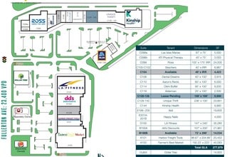 6420-6560 W Fullerton Ave, Chicago, IL for lease Floor Plan- Image 2 of 2