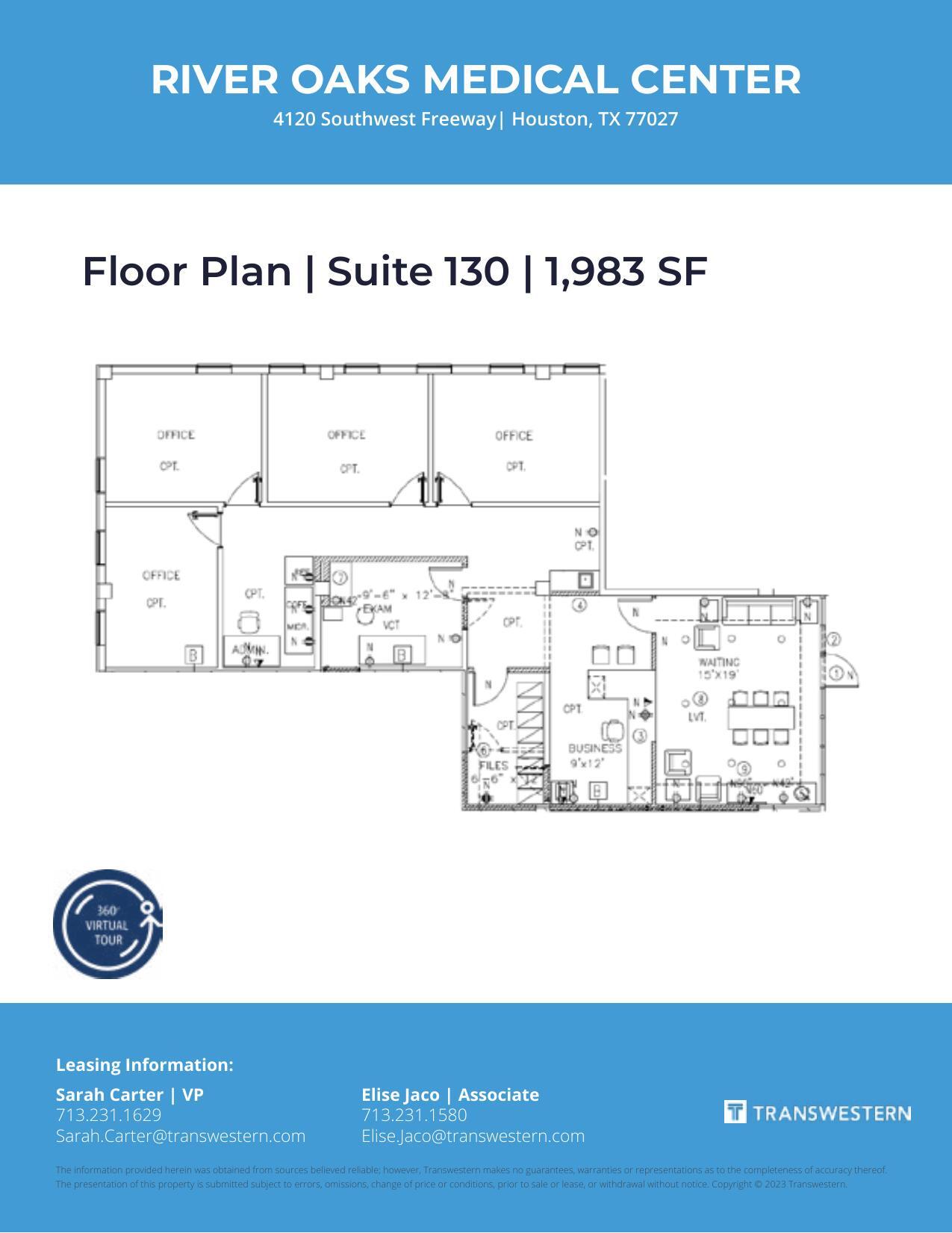 4120 Southwest Fwy, Houston, TX for lease Floor Plan- Image 1 of 1