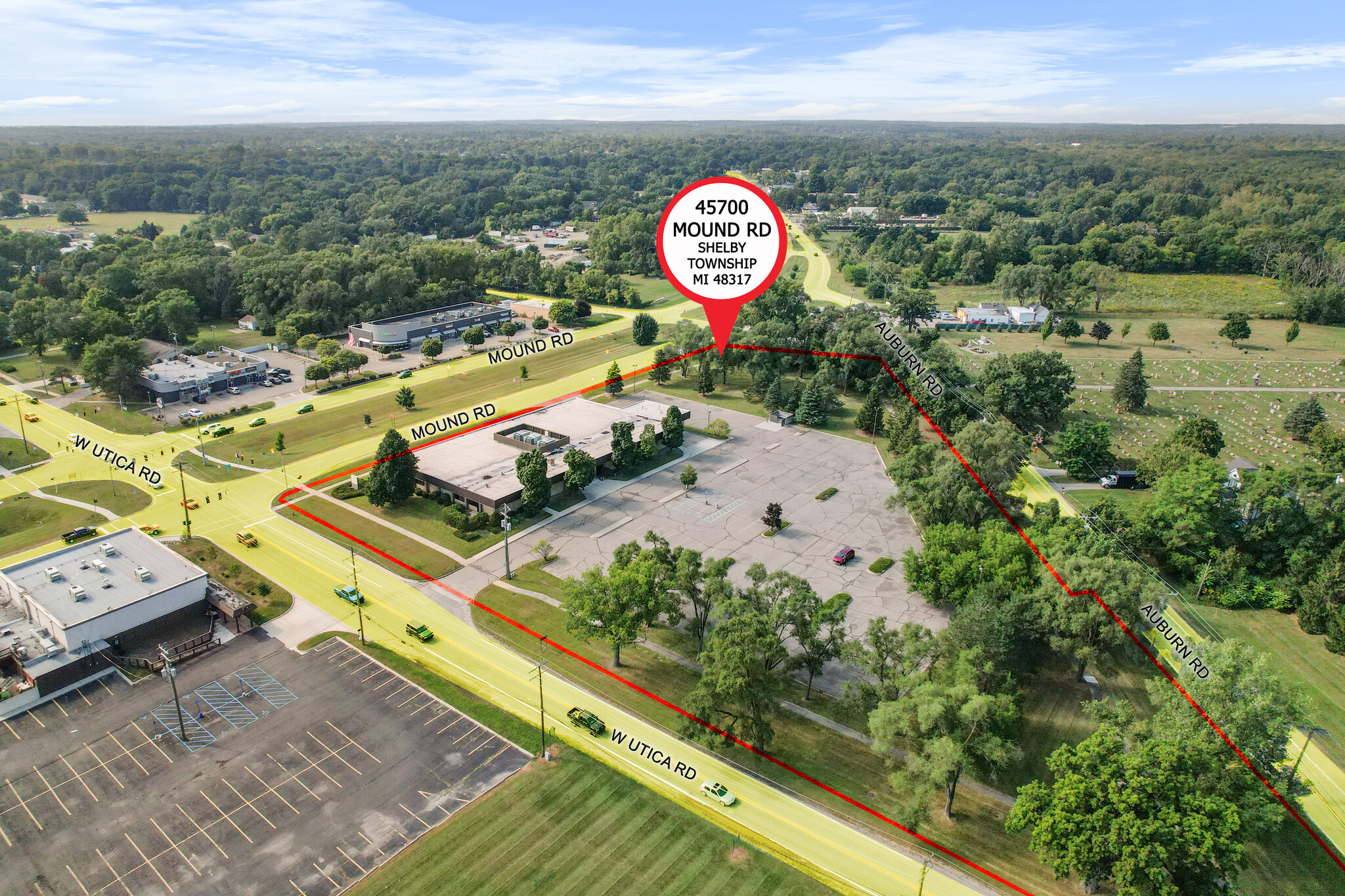 45700 Mound Rd, Shelby Township, MI for lease Aerial- Image 1 of 6