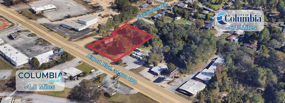 2325 Airport Blvd, West Columbia, SC for lease - Building Photo - Image 1 of 5