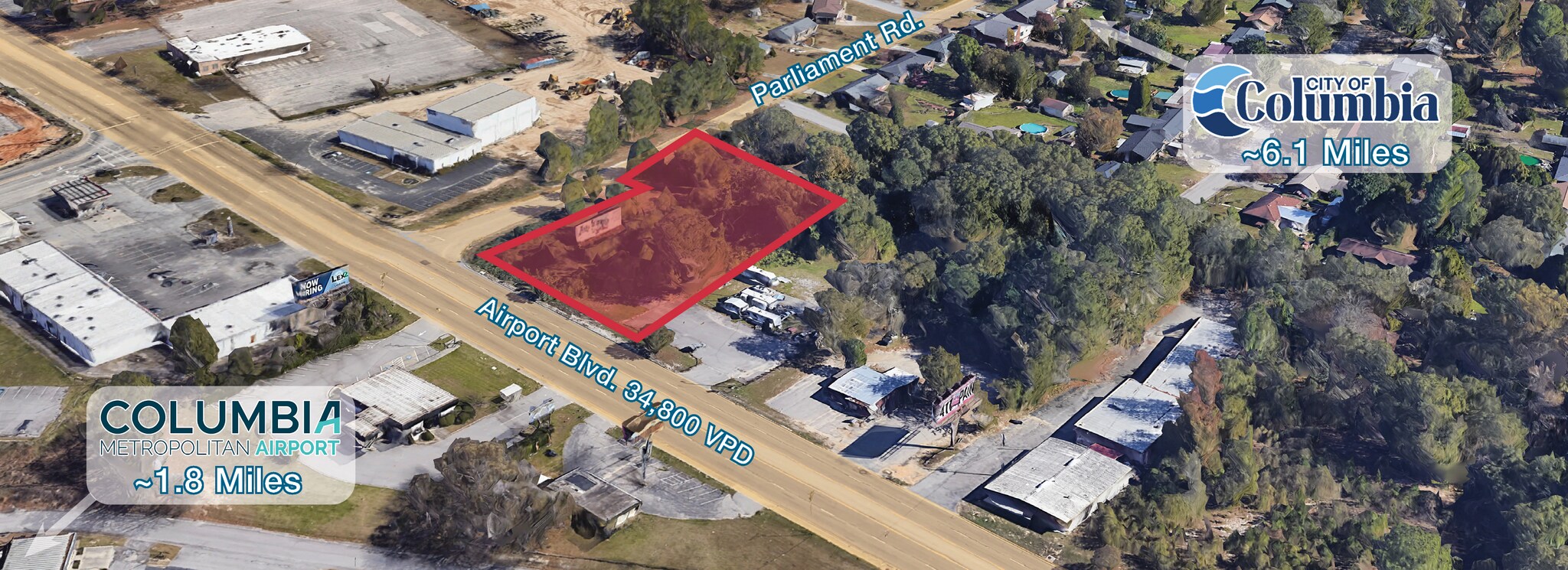2325 Airport Blvd, West Columbia, SC for lease Building Photo- Image 1 of 6