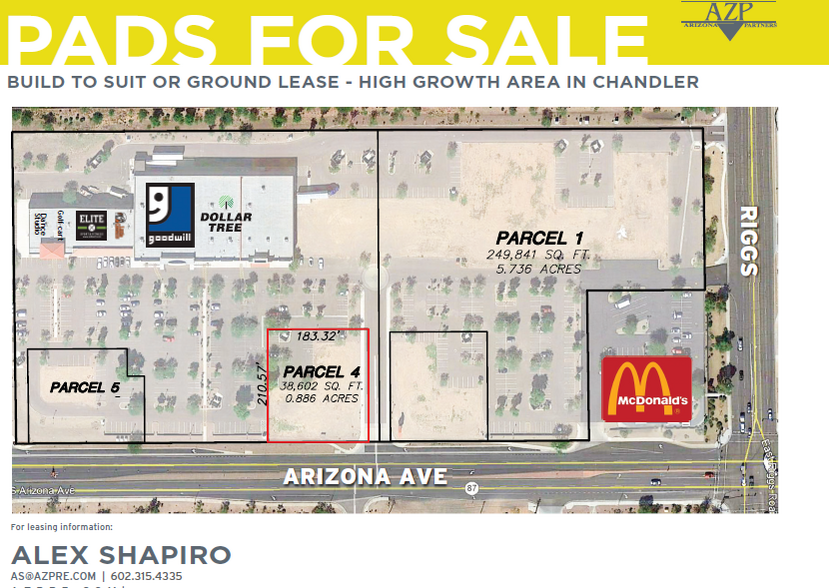 S Arizona Ave, Chandler, AZ for sale - Building Photo - Image 1 of 4