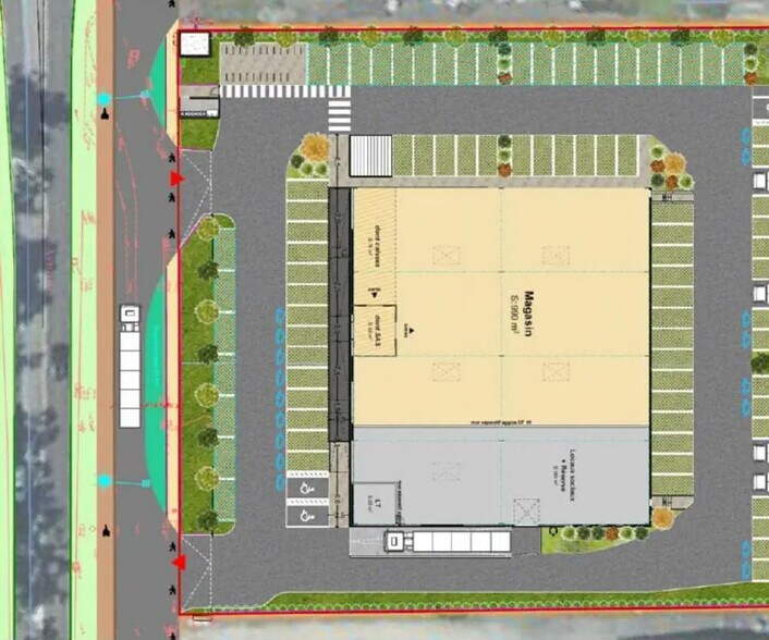 Retail in Romans-sur-Isère for sale - Floor Plan - Image 3 of 4