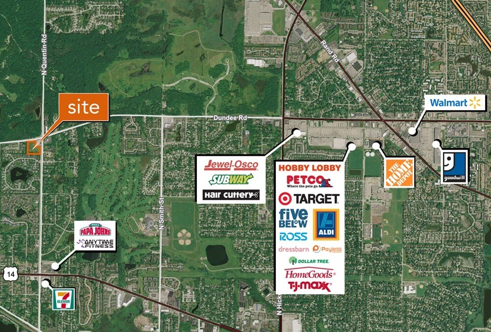 SWC Quentin & Dundee Rd, Palatine, IL for sale Other- Image 1 of 1
