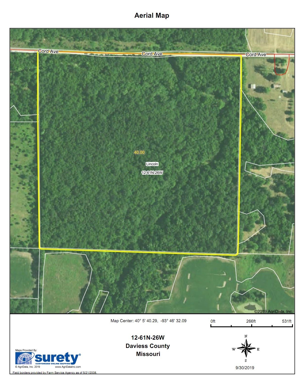 Cord Ave, Jamesport, MO 64648