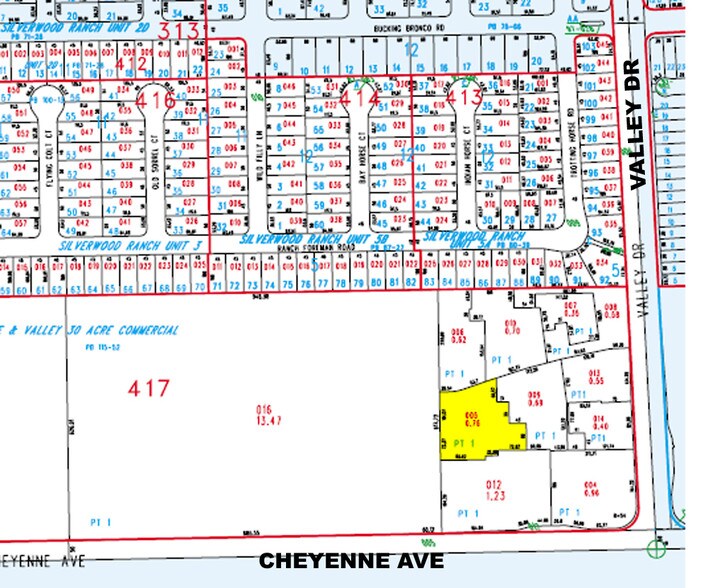 4354-4358 W Cheyenne Ave, North Las Vegas, NV for lease - Plat Map - Image 3 of 13