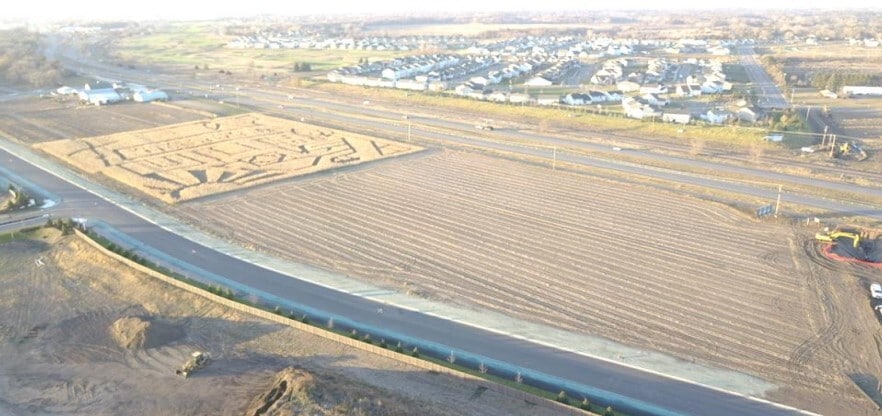 Donna Farms at Hwy 10 and Riverdale Drive, Ramsey, MN for sale - Aerial - Image 2 of 4