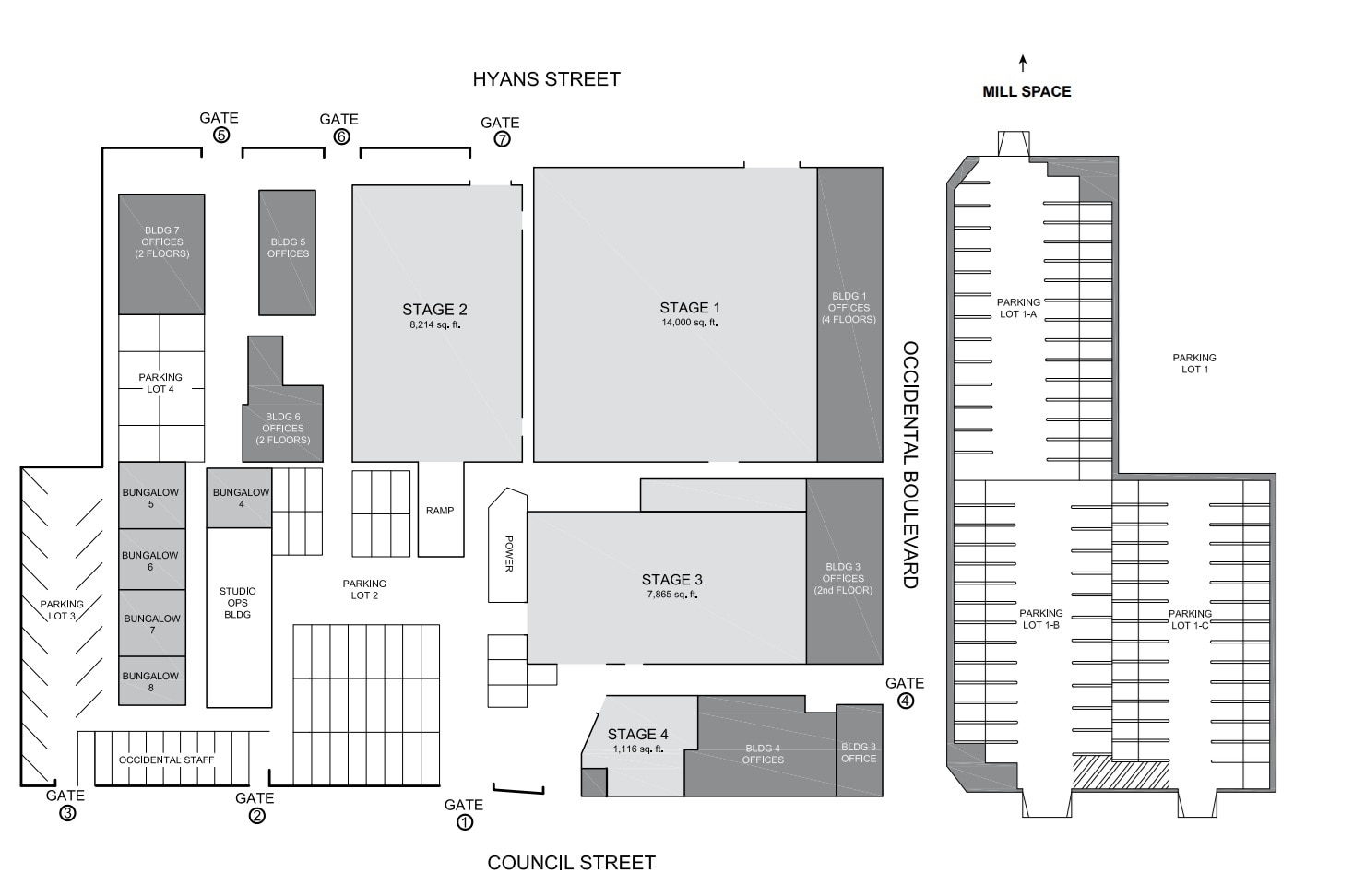 201 N Occidental Blvd, Los Angeles, CA for lease Site Plan- Image 1 of 1