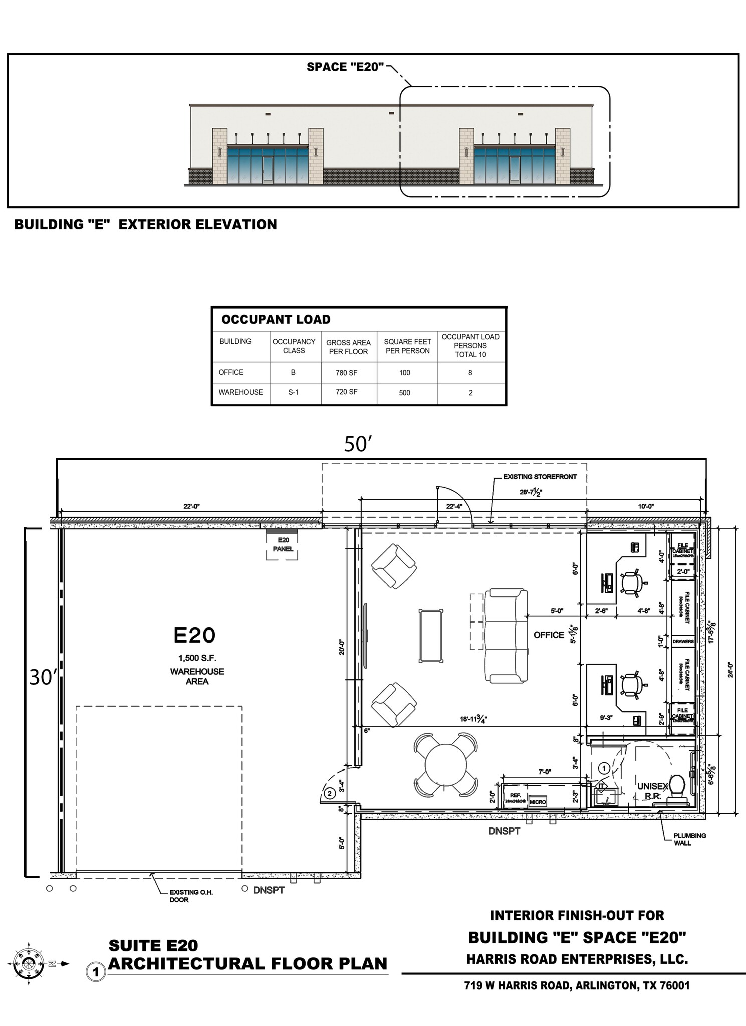 719 W Harris Rd, Arlington, TX for lease Site Plan- Image 1 of 1