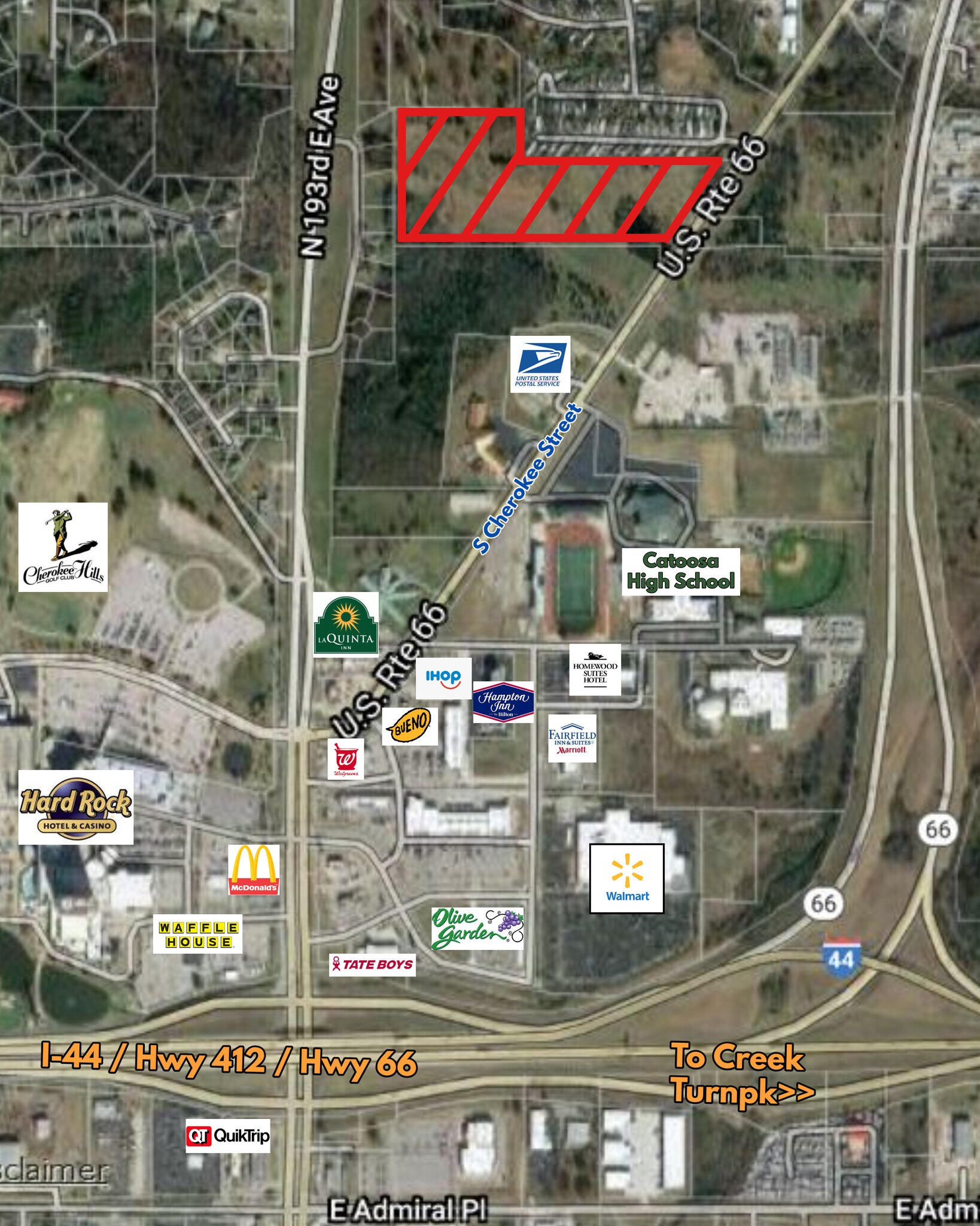 TBD S Cherokee St, Catoosa, OK for sale Building Photo- Image 1 of 12