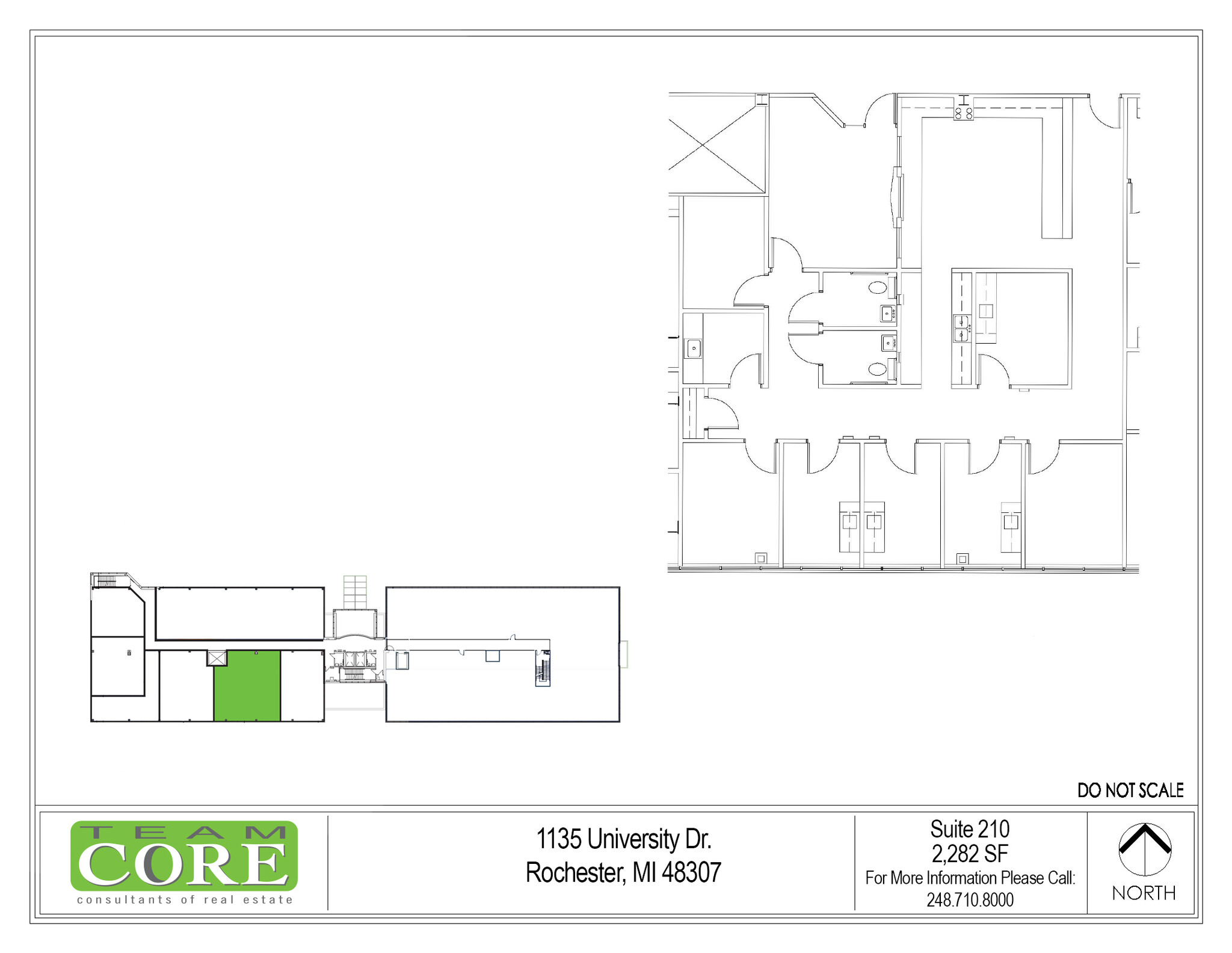 1135 W University Dr, Rochester Hills, MI for lease Floor Plan- Image 1 of 1