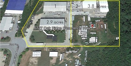 6727 Oak Ridge Commerce Way, Austell, GA - aerial  map view