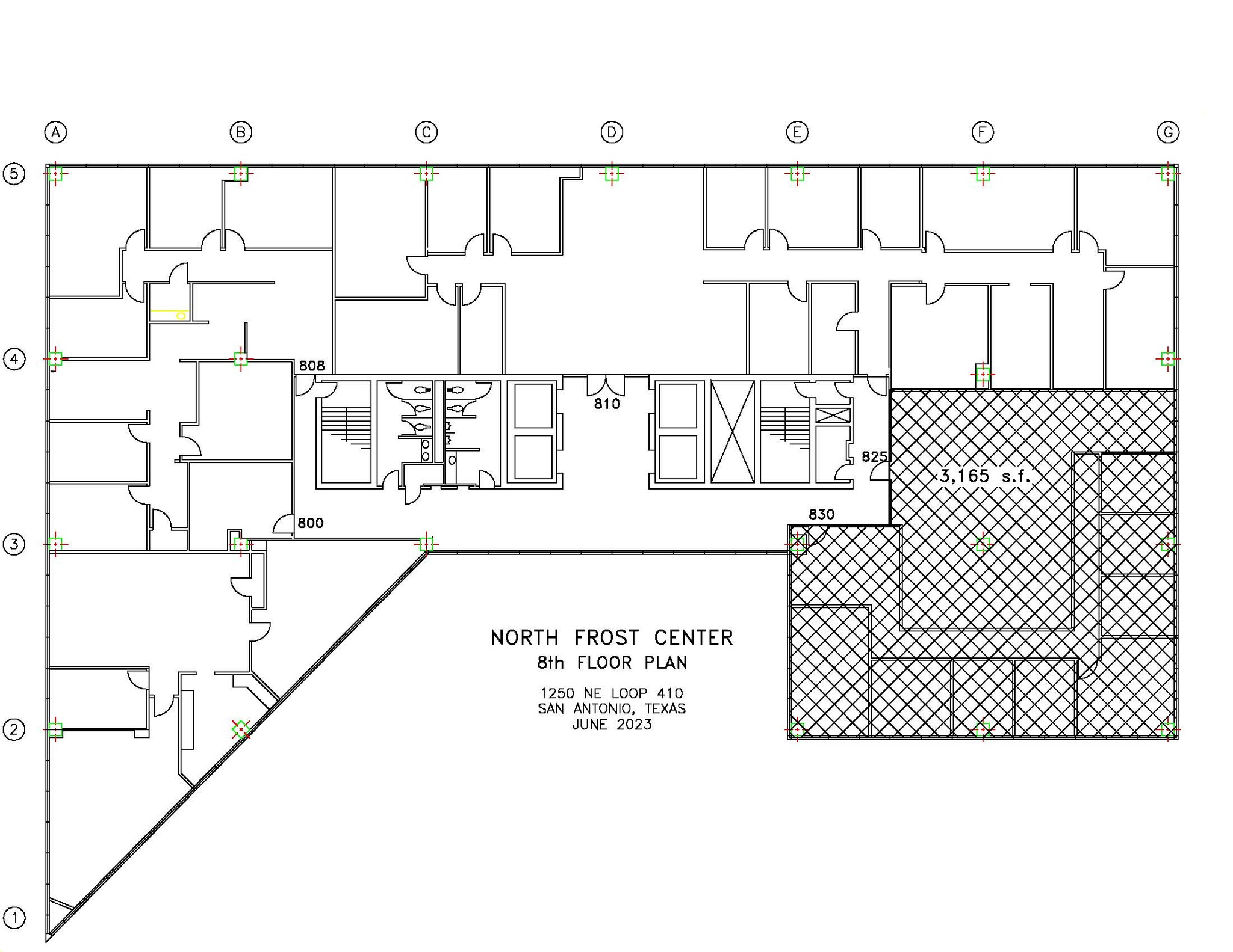 1250 NE Loop 410, San Antonio, TX for lease Typical Floor Plan- Image 1 of 2