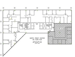 1250 NE Loop 410, San Antonio, TX for lease Typical Floor Plan- Image 1 of 2