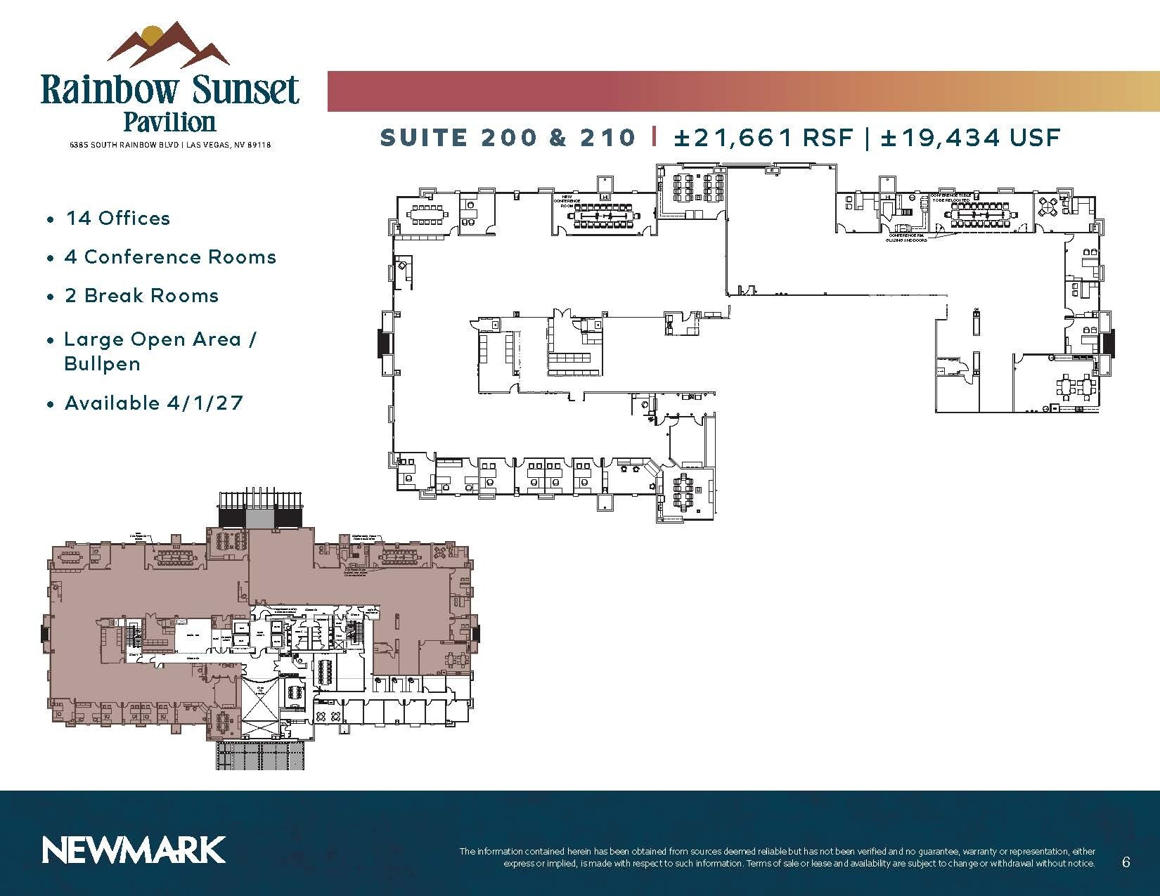 6385 S Rainbow Blvd, Las Vegas, NV for lease Floor Plan- Image 1 of 1