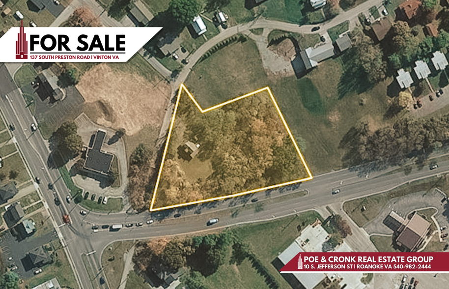 137 S Preston Rd, Vinton, VA for sale - Building Photo - Image 1 of 2