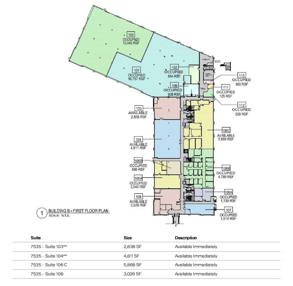 7535 Mission Dr, Seabrook, MD for lease Floor Plan- Image 1 of 1
