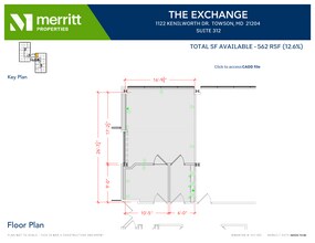 1122 Kenilworth Dr, Towson, MD for lease Floor Plan- Image 1 of 1
