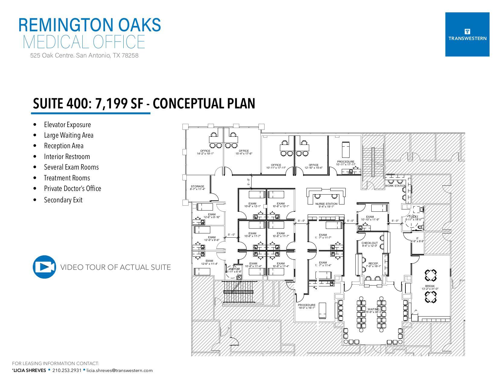 525 Oak Centre Dr, San Antonio, TX for lease Floor Plan- Image 1 of 1