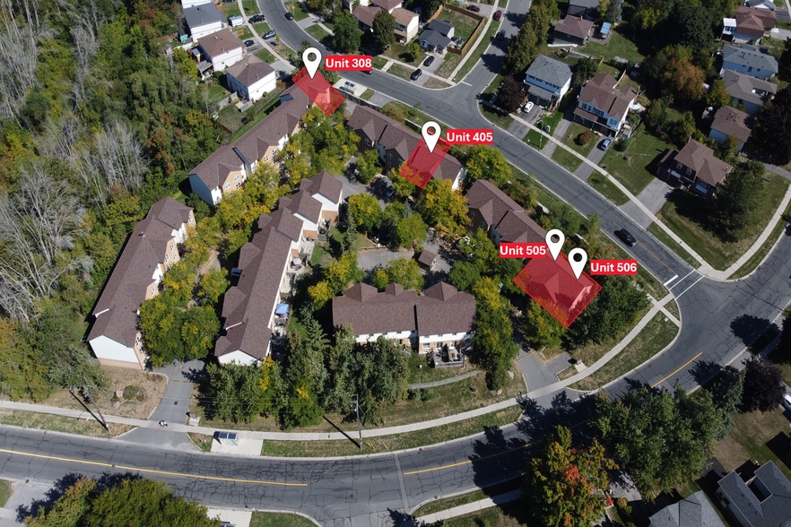 Four Fully Leased Condo Townhomes portfolio of 4 properties for sale on LoopNet.com - Aerial - Image 3 of 5