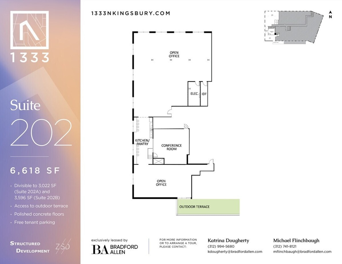 1333 N Kingsbury St, Chicago, IL for lease Interior Photo- Image 1 of 3