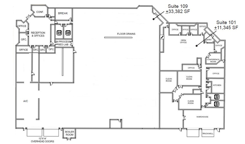 1430 W Auto Dr, Tempe, AZ for lease Floor Plan- Image 1 of 1