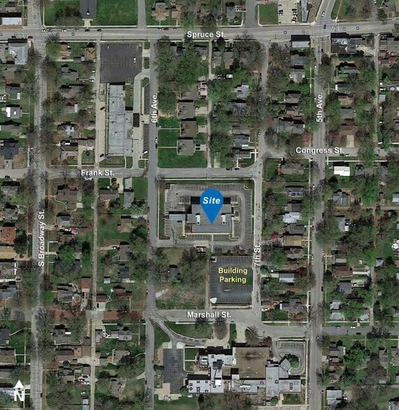 1001 6th Ave, Leavenworth, KS for sale - Aerial - Image 3 of 3